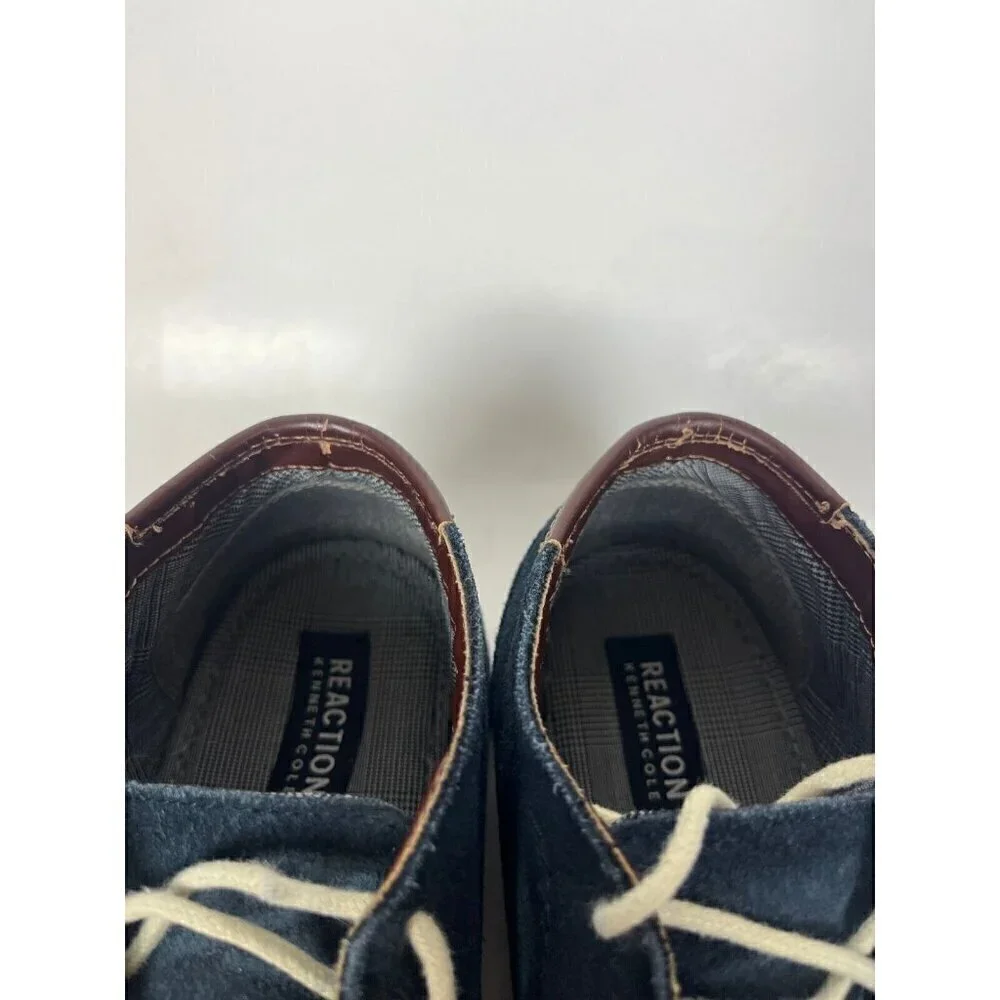 Kenneth Cole Shoes boots Mens 8.5 M Blue Suede Desert Sun Chukkas Hipster‎